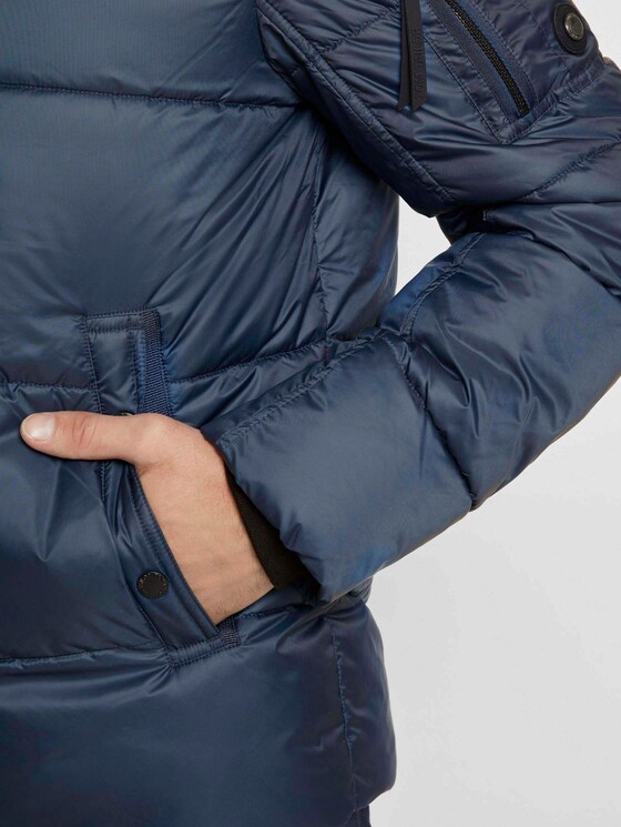 Pufferjacke mit Kapuze - Männer - Dark Denim Blue Pufferjacke mit Kapuze - Männer - Dark Denim Blue - 10 - TOM TAILOR