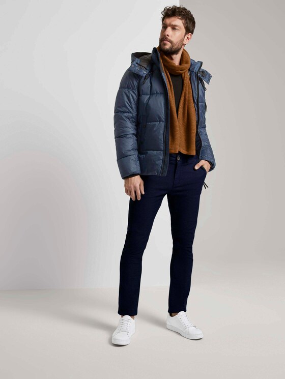 Pufferjacke mit Kapuze - Männer - Dark Denim Blue Pufferjacke mit Kapuze - Männer - Dark Denim Blue - 3 - TOM TAILOR