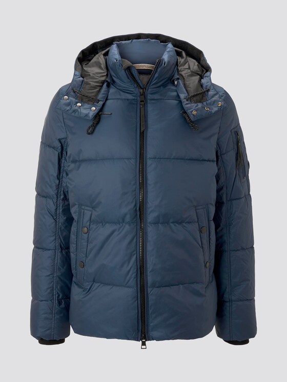 Pufferjacke mit Kapuze - Männer - Dark Denim Blue Pufferjacke mit Kapuze - Männer - Dark Denim Blue - 7 - TOM TAILOR