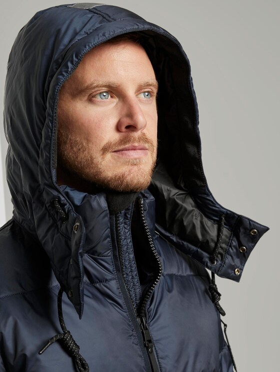 Puffer jas met hoodie - Mannen - Sky Captain Blue Puffer jas met hoodie - Mannen - Sky Captain Blue - 9 - TOM TAILOR