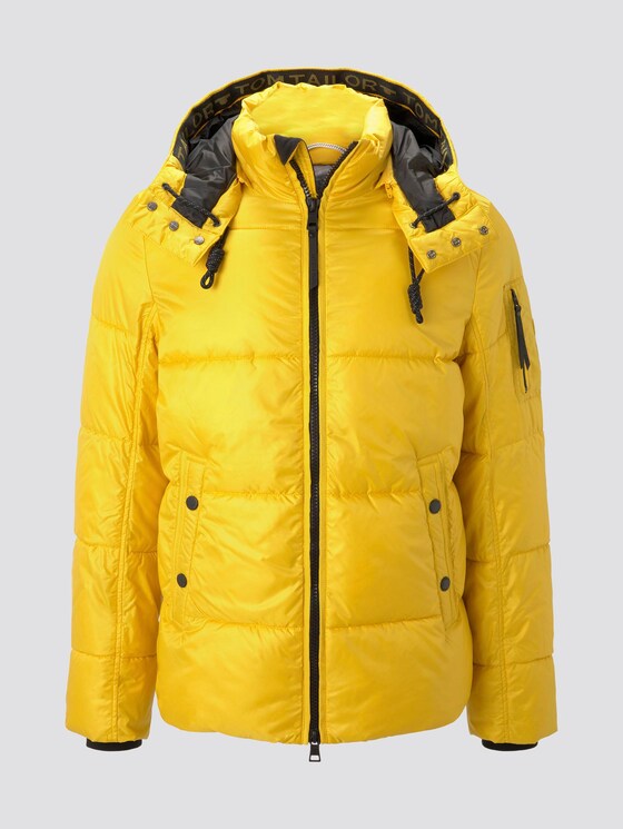 Pufferjacke mit Kapuze - Männer - Californian Yellow Pufferjacke mit Kapuze - Männer - Californian Yellow - 7 - TOM TAILOR