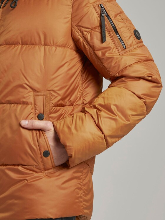 Pufferjacke mit Kapuze - Männer - Spicy Pumpkin Orange Pufferjacke mit Kapuze - Männer - Spicy Pumpkin Orange - 10 - TOM TAILOR