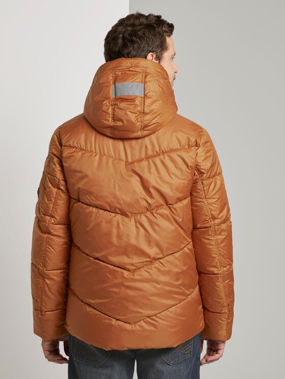 Pufferjacke mit Kapuze - Männer - Spicy Pumpkin Orange Pufferjacke mit Kapuze - Männer - Spicy Pumpkin Orange - 2 - TOM TAILOR
