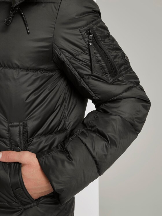 Pufferjacke mit Kapuze - Männer - Black Pufferjacke mit Kapuze - Männer - Black - 10 - TOM TAILOR