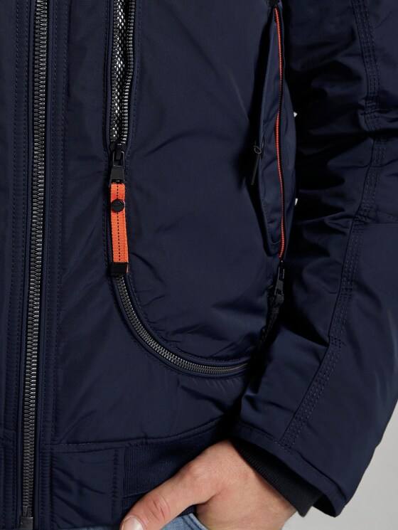 Blousonjacke mit Reißverschlussdetails - Männer - Sky Captain Blue Blousonjacke mit Reißverschlussdetails - Männer - Sky Captain Blue - 10 - TOM TAILOR