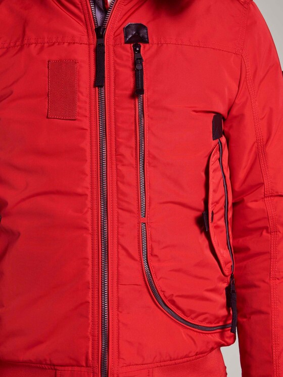Jas met rits detail - Mannen - Samba Red Jas met rits detail - Mannen - Samba Red - 10 - TOM TAILOR