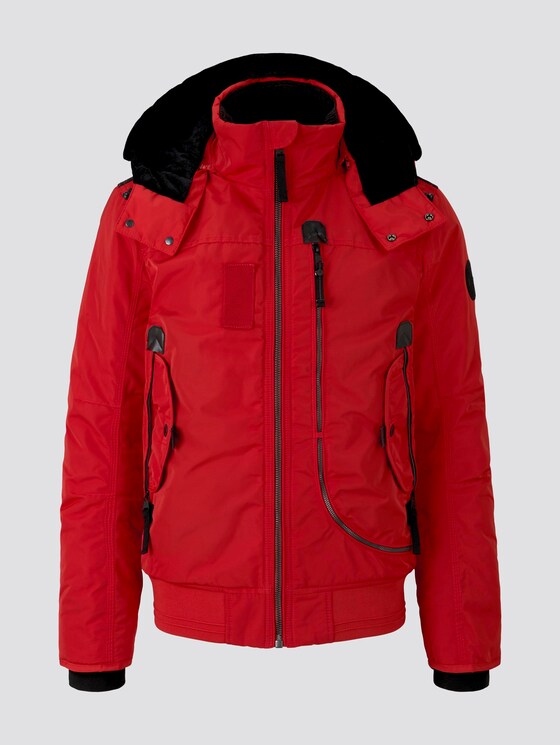 Jas met rits detail - Mannen - Samba Red Jas met rits detail - Mannen - Samba Red - 7 - TOM TAILOR