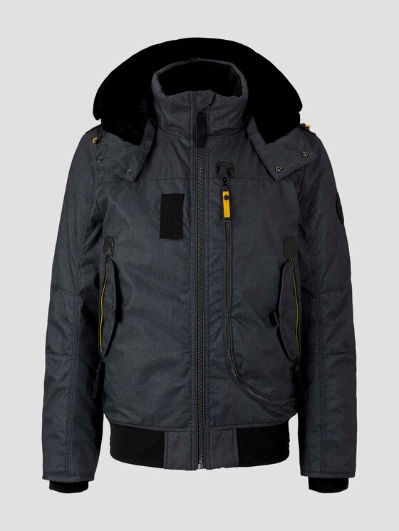 Jas met rits detail - Mannen - grey twill structure Jas met rits detail - Mannen - grey twill structure - 7 - TOM TAILOR