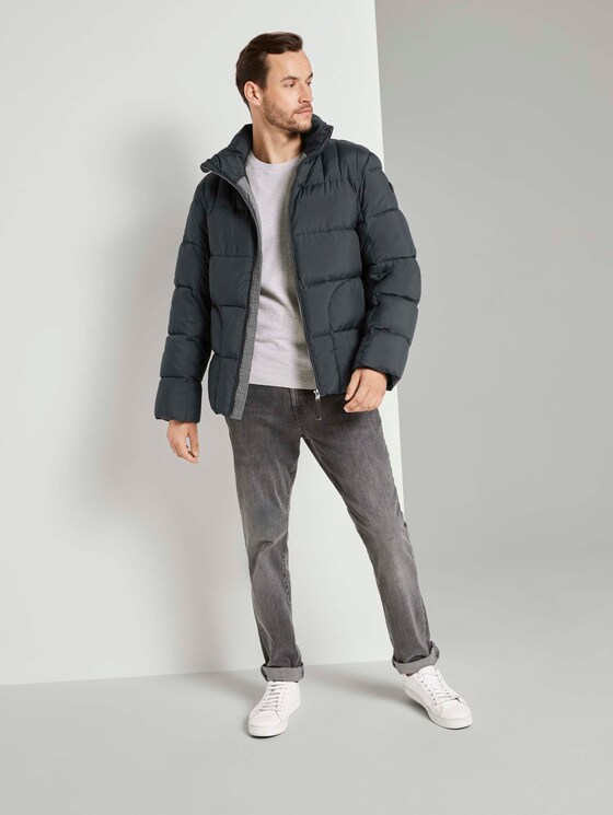 Pufferjacke mit Kapuze - Männer - Dark Gable Green Pufferjacke mit Kapuze - Männer - Dark Gable Green - 3 - TOM TAILOR