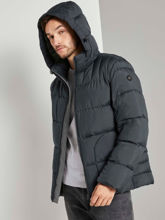Pufferjacke mit Kapuze - Männer - Dark Gable Green Pufferjacke mit Kapuze - Männer - Dark Gable Green - 5 - TOM TAILOR