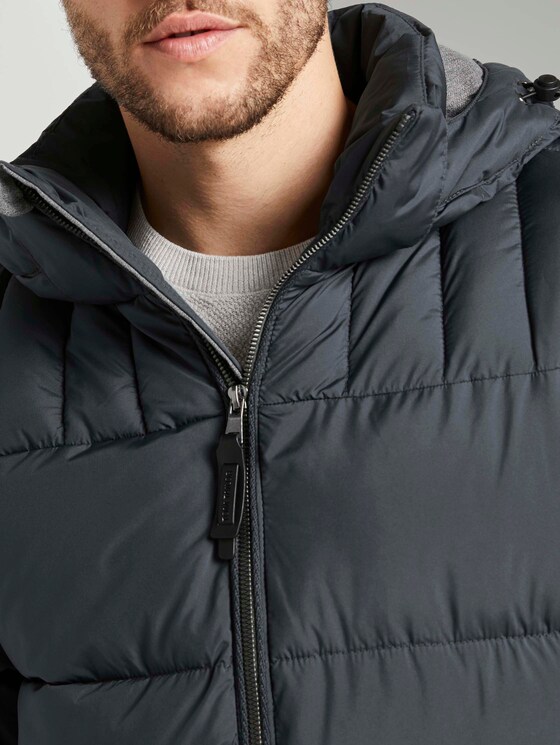 Pufferjacke mit Kapuze - Männer - Dark Gable Green Pufferjacke mit Kapuze - Männer - Dark Gable Green - 9 - TOM TAILOR