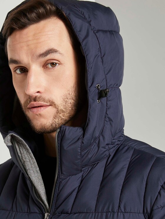 Puffer jas met hoodie - Mannen - Sky Captain Blue Puffer jas met hoodie - Mannen - Sky Captain Blue - 10 - TOM TAILOR