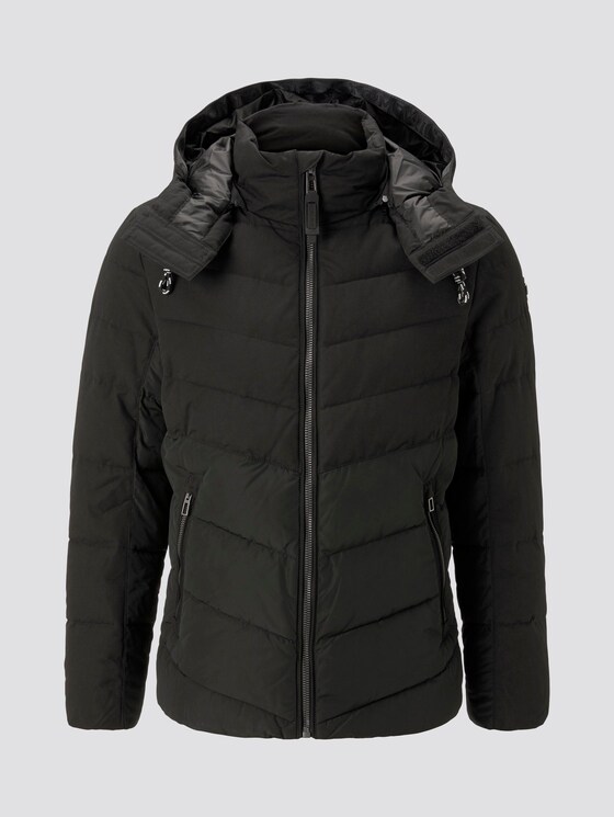 Basic Pufferjacke - Männer - Black uni Basic Pufferjacke - Männer - Black uni - 7 - TOM TAILOR