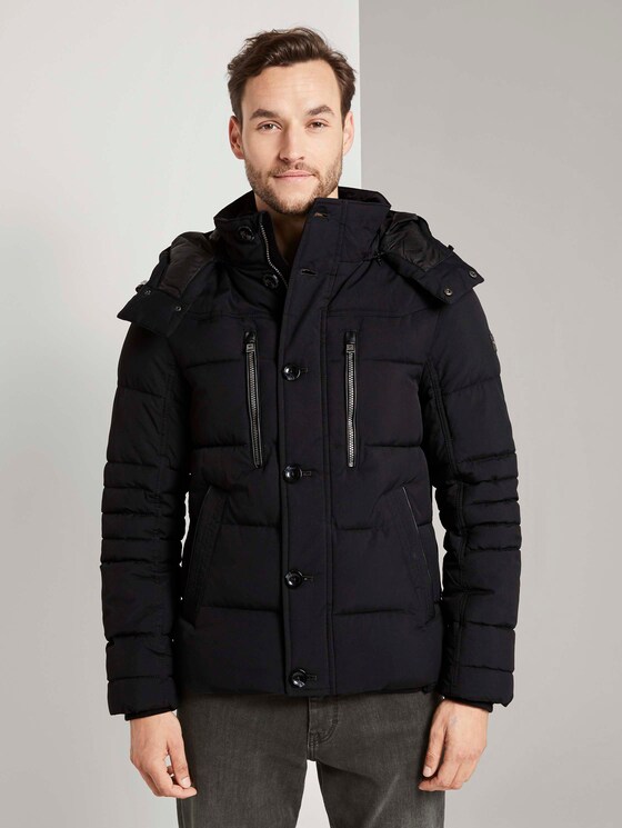 Pufferjacke mit Innenfutter - Männer - Black Pufferjacke mit Innenfutter - Männer - Black - 1 - TOM TAILOR
