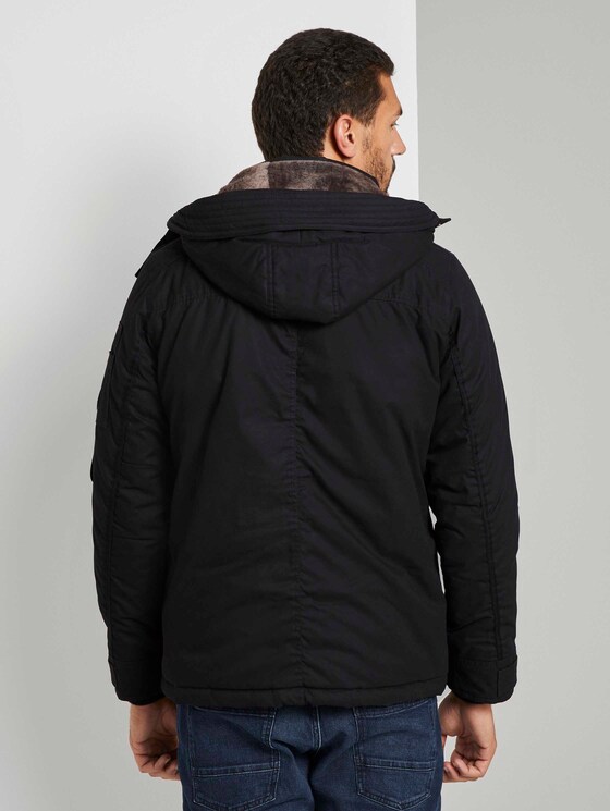 Moderne Winterjacke mit abnehmbarer Kapuze - Männer - Black Moderne Winterjacke mit abnehmbarer Kapuze - Männer - Black - 2 - TOM TAILOR