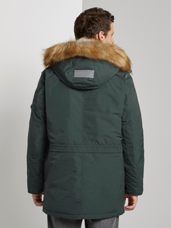 Winterparka mit Fellkapuze - Männer - Dark Gable Green Winterparka mit Fellkapuze - Männer - Dark Gable Green - 2 - TOM TAILOR