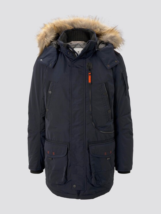 Winterparka mit Fellkapuze - Männer - Sky Captain Blue Winterparka mit Fellkapuze - Männer - Sky Captain Blue - 7 - TOM TAILOR