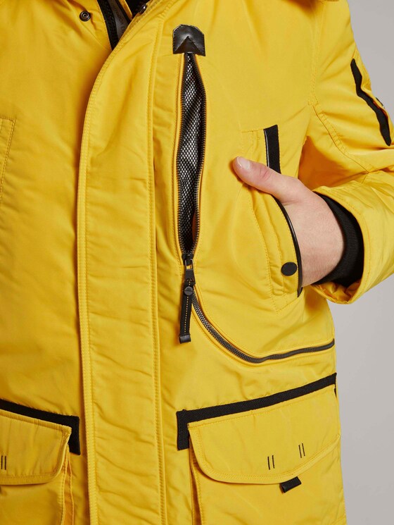 Winterparka mit Fellkapuze - Männer - Californian Yellow Winterparka mit Fellkapuze - Männer - Californian Yellow - 10 - TOM TAILOR