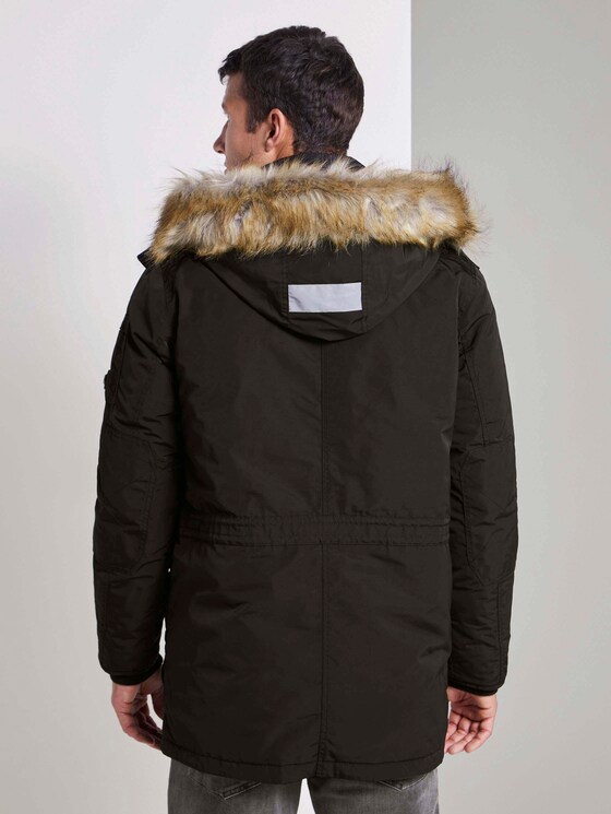 Winterparka mit Fellkapuze - Männer - Black Winterparka mit Fellkapuze - Männer - Black - 2 - TOM TAILOR