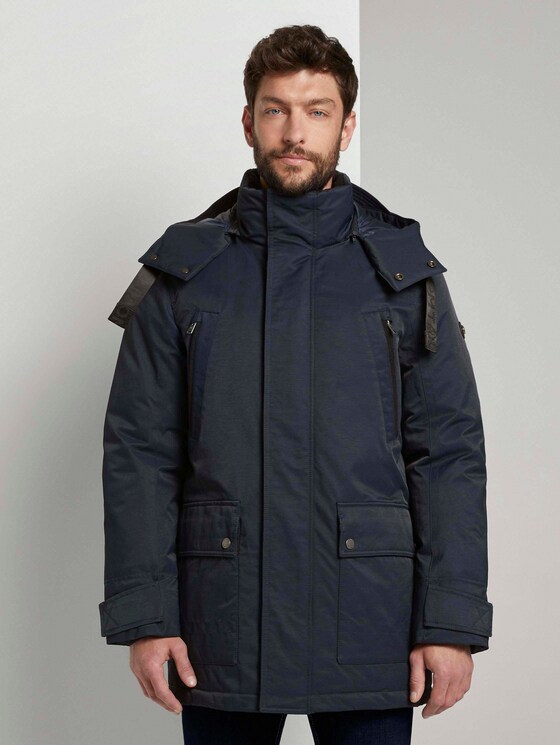 Lange Funktions-Winterjacke - Männer - Sky Captain Blue Lange Funktions-Winterjacke - Männer - Sky Captain Blue - 1 - TOM TAILOR