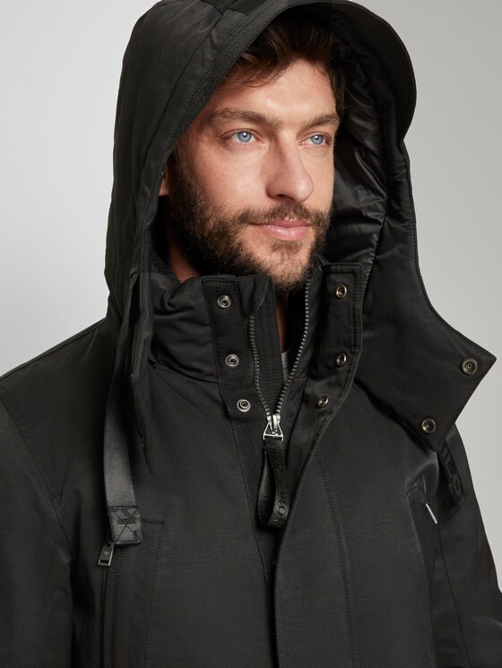 Lange Funktions-Winterjacke - Männer - Black Lange Funktions-Winterjacke - Männer - Black - 9 - TOM TAILOR