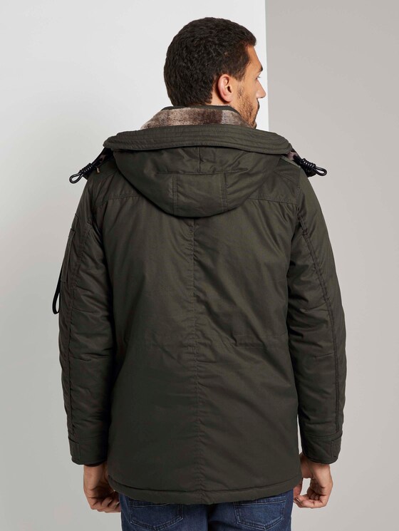Winterparka mit Kordelzug - Männer - Shadow Olive Winterparka mit Kordelzug - Männer - Shadow Olive - 2 - TOM TAILOR
