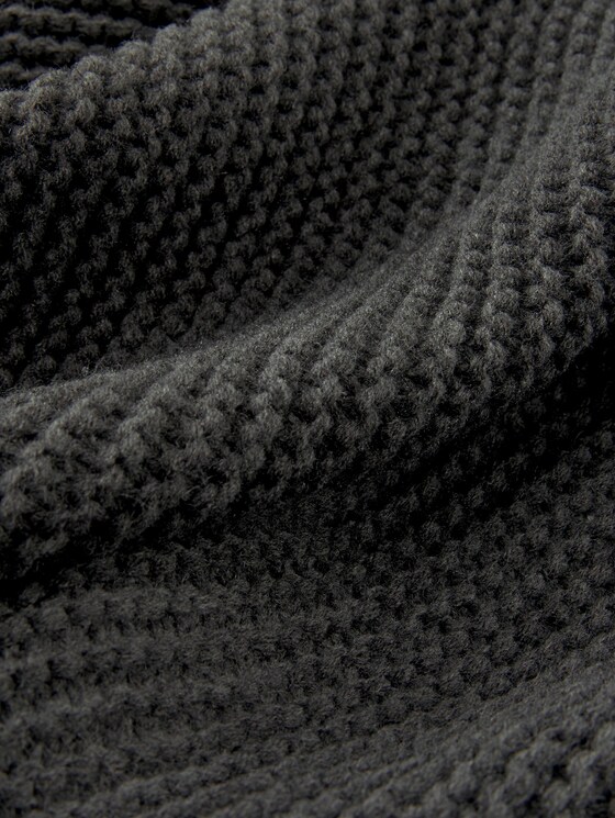 Schlichter Schal aus Strick - Männer - Anthracite Melange Schlichter Schal aus Strick - Männer - Anthracite Melange - 9 - TOM TAILOR Denim