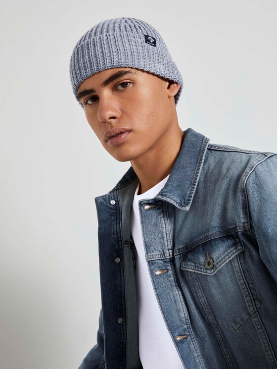 Getextureerde hoed - Mannen - Heather Grey Melange Getextureerde hoed - Mannen - Heather Grey Melange - 5 - TOM TAILOR Denim