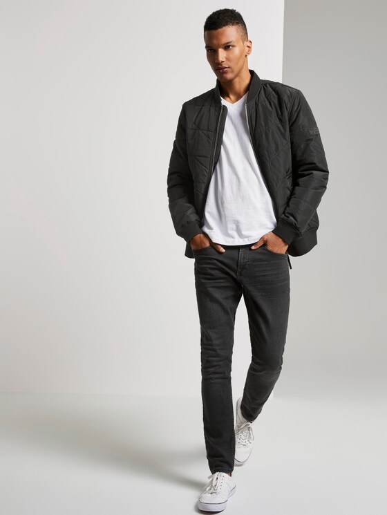 Gesteppte Bomberjacke mit Kapuze - Männer - Black Gesteppte Bomberjacke mit Kapuze - Männer - Black - 3 - TOM TAILOR Denim