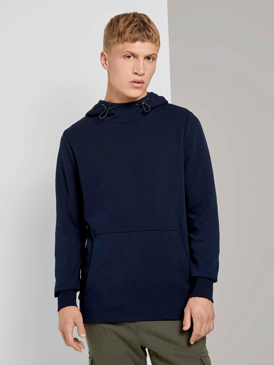 Moderner Jersey-Hoodie - Männer - Sky Captain Blue Moderner Jersey-Hoodie - Männer - Sky Captain Blue - 1 - TOM TAILOR Denim