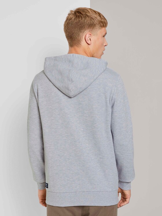 Moderner Jersey-Hoodie - Männer - Light Stone Grey Melange Moderner Jersey-Hoodie - Männer - Light Stone Grey Melange - 2 - TOM TAILOR Denim