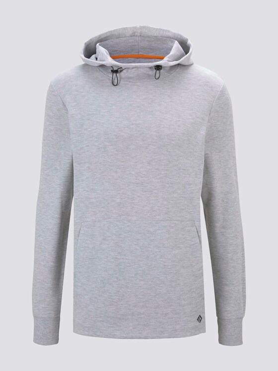 Moderner Jersey-Hoodie - Männer - Light Stone Grey Melange Moderner Jersey-Hoodie - Männer - Light Stone Grey Melange - 7 - TOM TAILOR Denim