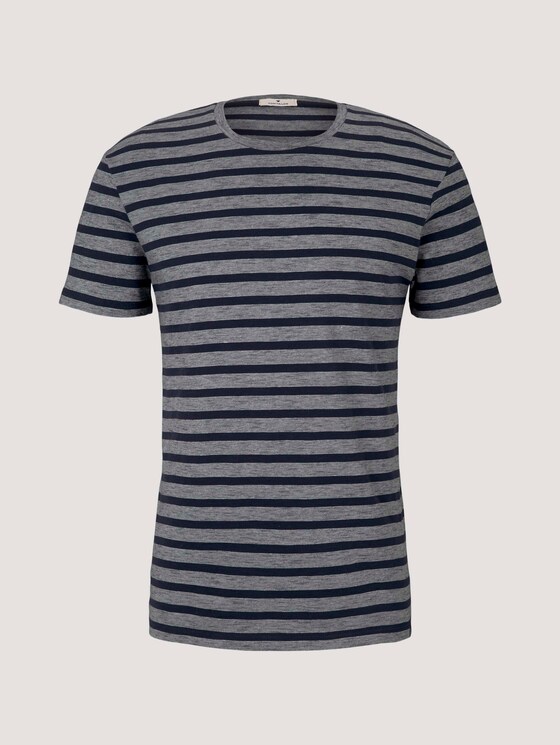 gestreiftes T-Shirt - Männer - Blue White Stripe gestreiftes T-Shirt - Männer - Blue White Stripe - 7 - TOM TAILOR