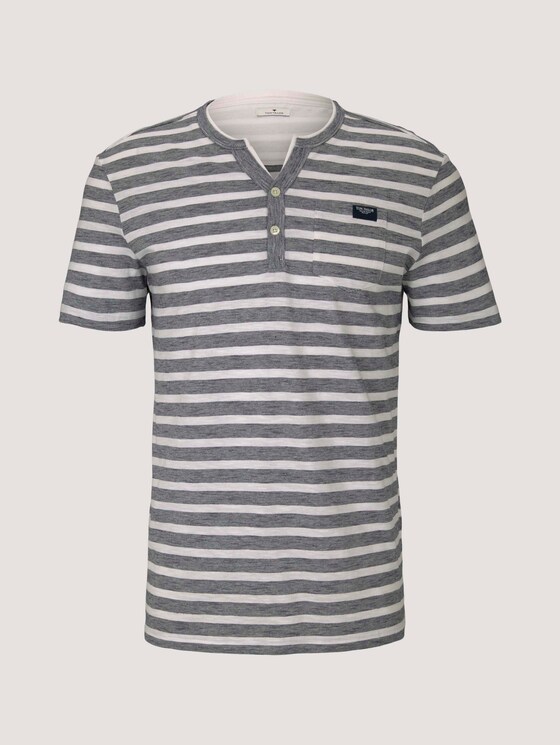 gestreiftes T-Shirt - Männer - offwhite navy striped gestreiftes T-Shirt - Männer - offwhite navy striped - 7 - TOM TAILOR