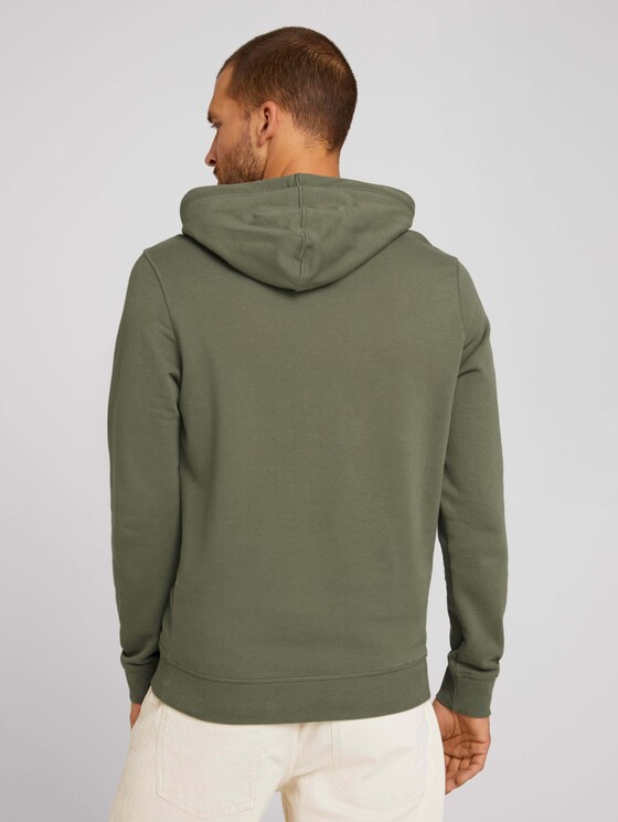 Hoodie mit Logoprint - Männer - Oak Leaf Green Hoodie mit Logoprint - Männer - Oak Leaf Green - 2 - TOM TAILOR
