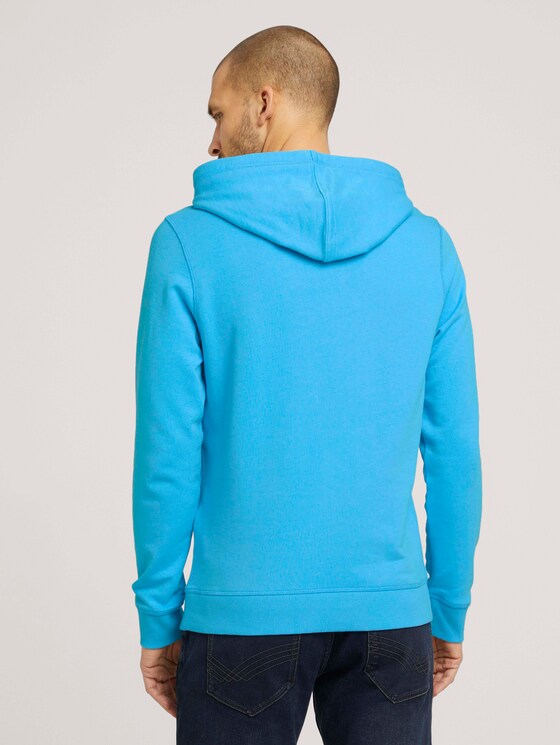 Hoodie mit Logoprint - Männer - aquarius turquoise Hoodie mit Logoprint - Männer - aquarius turquoise - 2 - TOM TAILOR