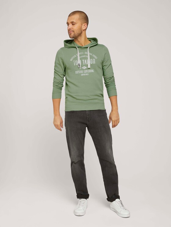 Hoodie mit Logoprint - Männer - light mint green Hoodie mit Logoprint - Männer - light mint green - 3 - TOM TAILOR