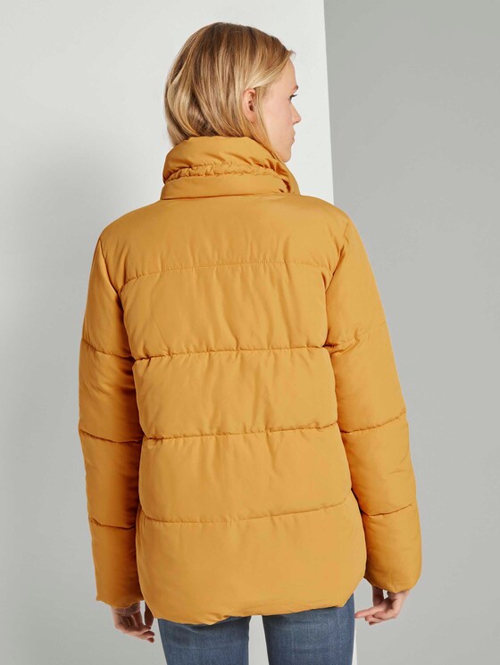 Puffer jas met opstaande kraag - Vrouwen - Indian Spice Yellow Puffer jas met opstaande kraag - Vrouwen - Indian Spice Yellow - 2 - TOM TAILOR Denim