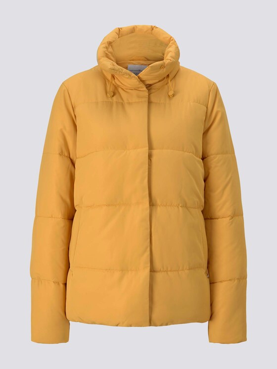Puffer jas met opstaande kraag - Vrouwen - Indian Spice Yellow Puffer jas met opstaande kraag - Vrouwen - Indian Spice Yellow - 7 - TOM TAILOR Denim