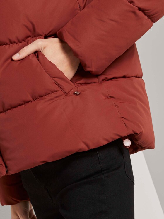 Puffer jas met opstaande kraag - Vrouwen - Rust Orange Puffer jas met opstaande kraag - Vrouwen - Rust Orange - 10 - TOM TAILOR Denim
