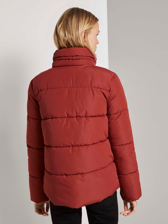 Puffer jas met opstaande kraag - Vrouwen - Rust Orange Puffer jas met opstaande kraag - Vrouwen - Rust Orange - 2 - TOM TAILOR Denim