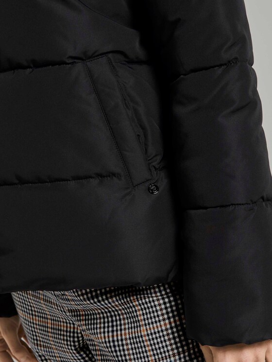 Puffer jas met opstaande kraag - Vrouwen - Deep Black Puffer jas met opstaande kraag - Vrouwen - Deep Black - 10 - TOM TAILOR Denim