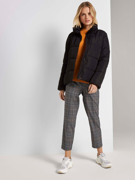 Puffer jas met opstaande kraag - Vrouwen - Deep Black Puffer jas met opstaande kraag - Vrouwen - Deep Black - 3 - TOM TAILOR Denim