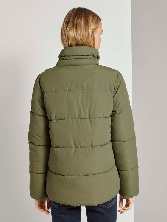 Puffer jas met opstaande kraag - Vrouwen - dull olive green Puffer jas met opstaande kraag - Vrouwen - dull olive green - 2 - TOM TAILOR Denim