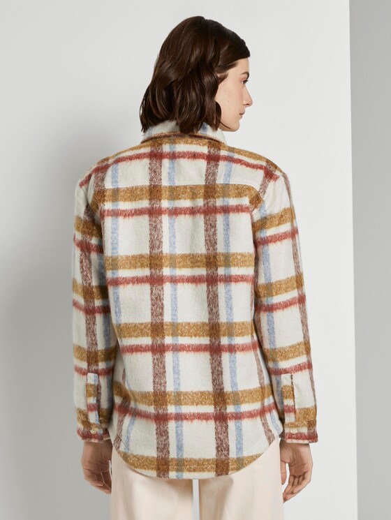 Karierte Hemdjacke - Frauen - beige check Karierte Hemdjacke - Frauen - beige check - 2 - TOM TAILOR Denim