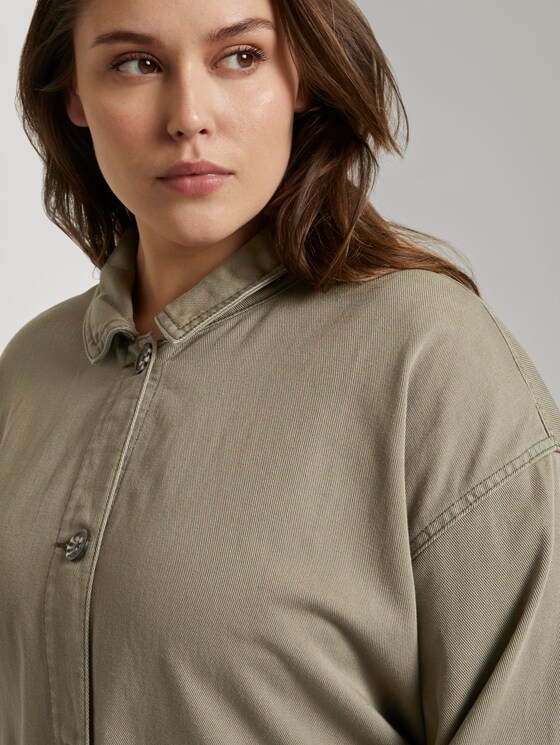 Feldjacke mit Hemdkragen - Frauen - New Light Khaki Feldjacke mit Hemdkragen - Frauen - New Light Khaki - 9 - My True Me