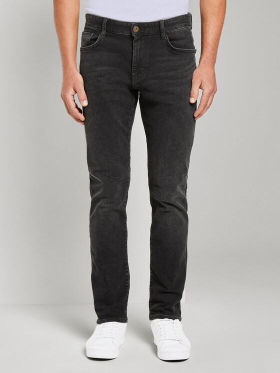 Josh Regular Slim Jeans - Männer - black stone wash denim Josh Regular Slim Jeans - Männer - black stone wash denim - 1 - TOM TAILOR
