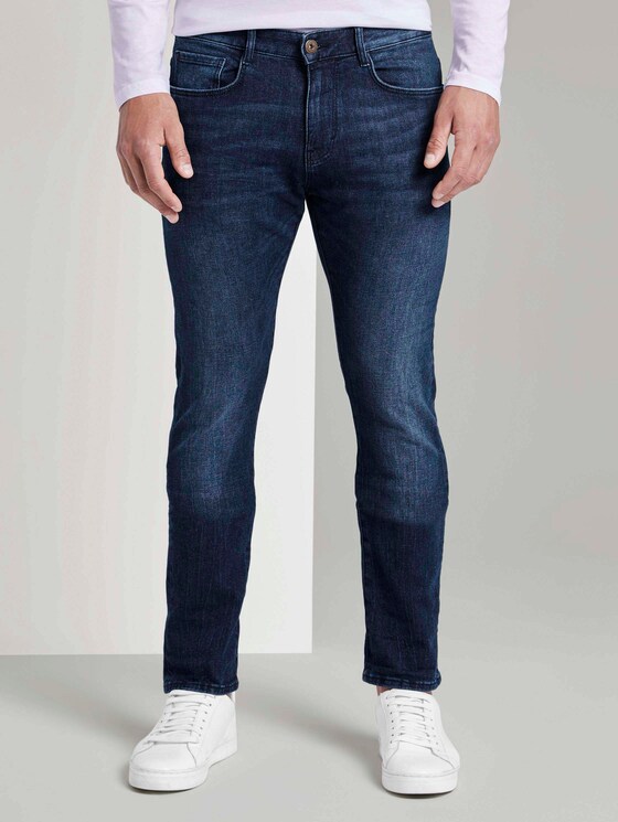 Troy Slim Jeans - Männer - mid stone wash denim Troy Slim Jeans - Männer - mid stone wash denim - 1 - TOM TAILOR