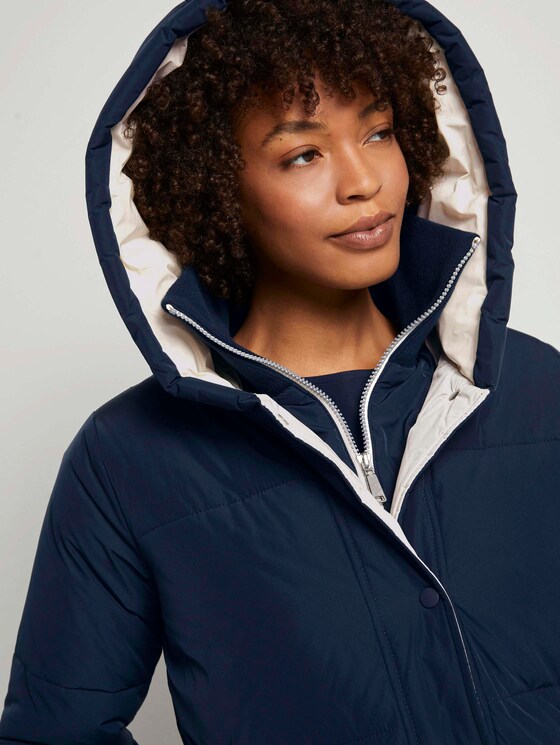 Gesteppter Winterparka - Frauen - Sky Captain Blue Gesteppter Winterparka - Frauen - Sky Captain Blue - 9 - Mine to five
