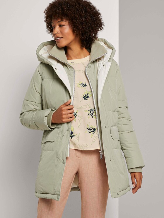 Gesteppter Winterparka - Frauen - herbal tea green Gesteppter Winterparka - Frauen - herbal tea green - 5 - Mine to five